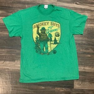 Smokey The Bear Keep It Green Tee